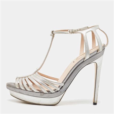 fendi silver sandals|fendi clearance outlet.